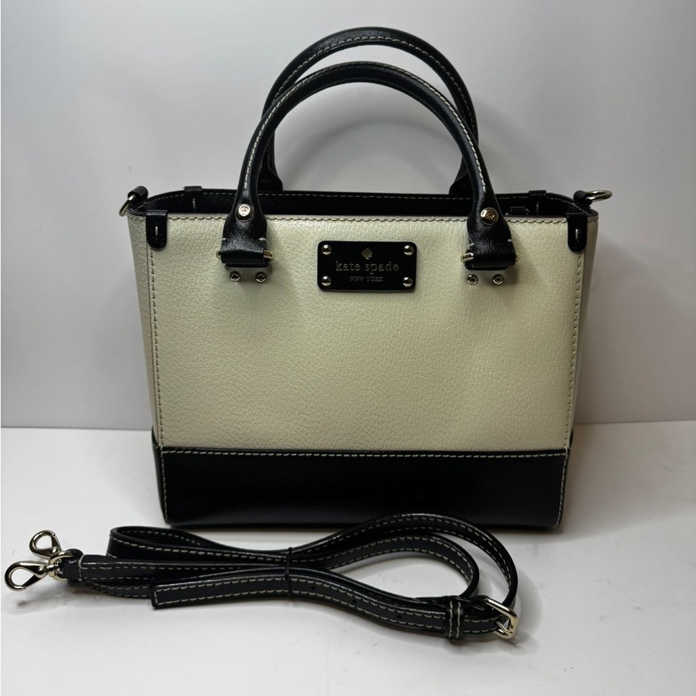 Kate Spade NY Wellesley Small Berkeley Lane Quinn Handbag Purse Dual Tone